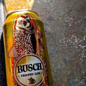 Bush beer trophy gold can from 2016 Contest.
